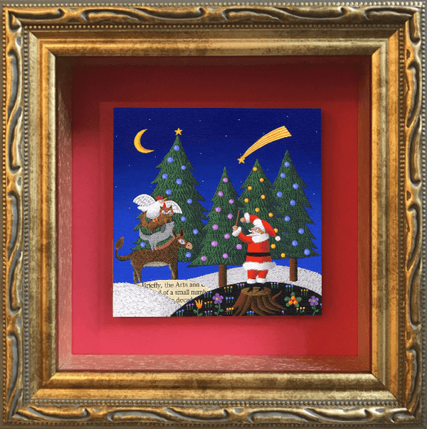 ブレーメンのサンタクロース【ミニキャンバスサイズ】(推奨額)
